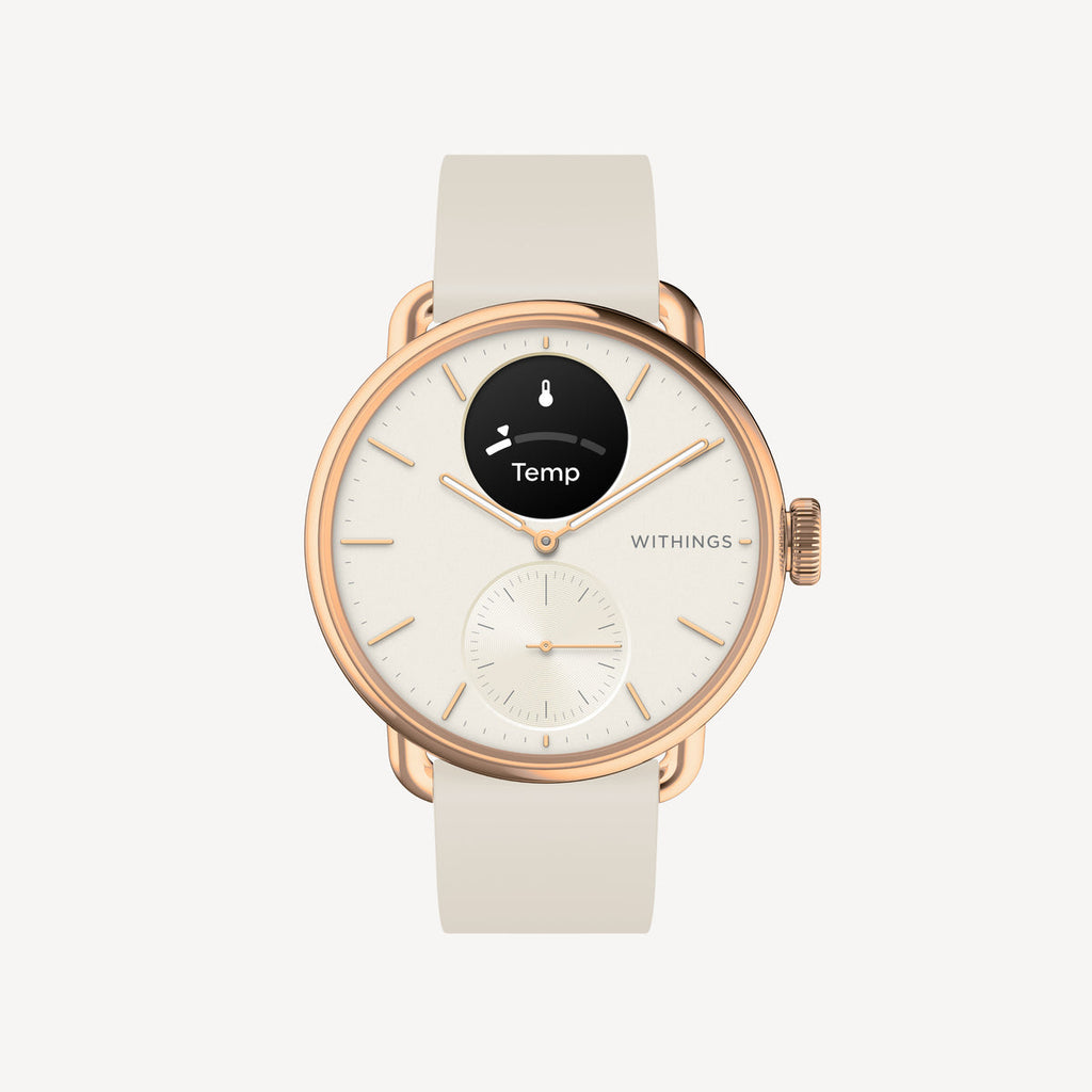 Bracelet Sport Premium Fluoroélastomère Bleu & Or Rose