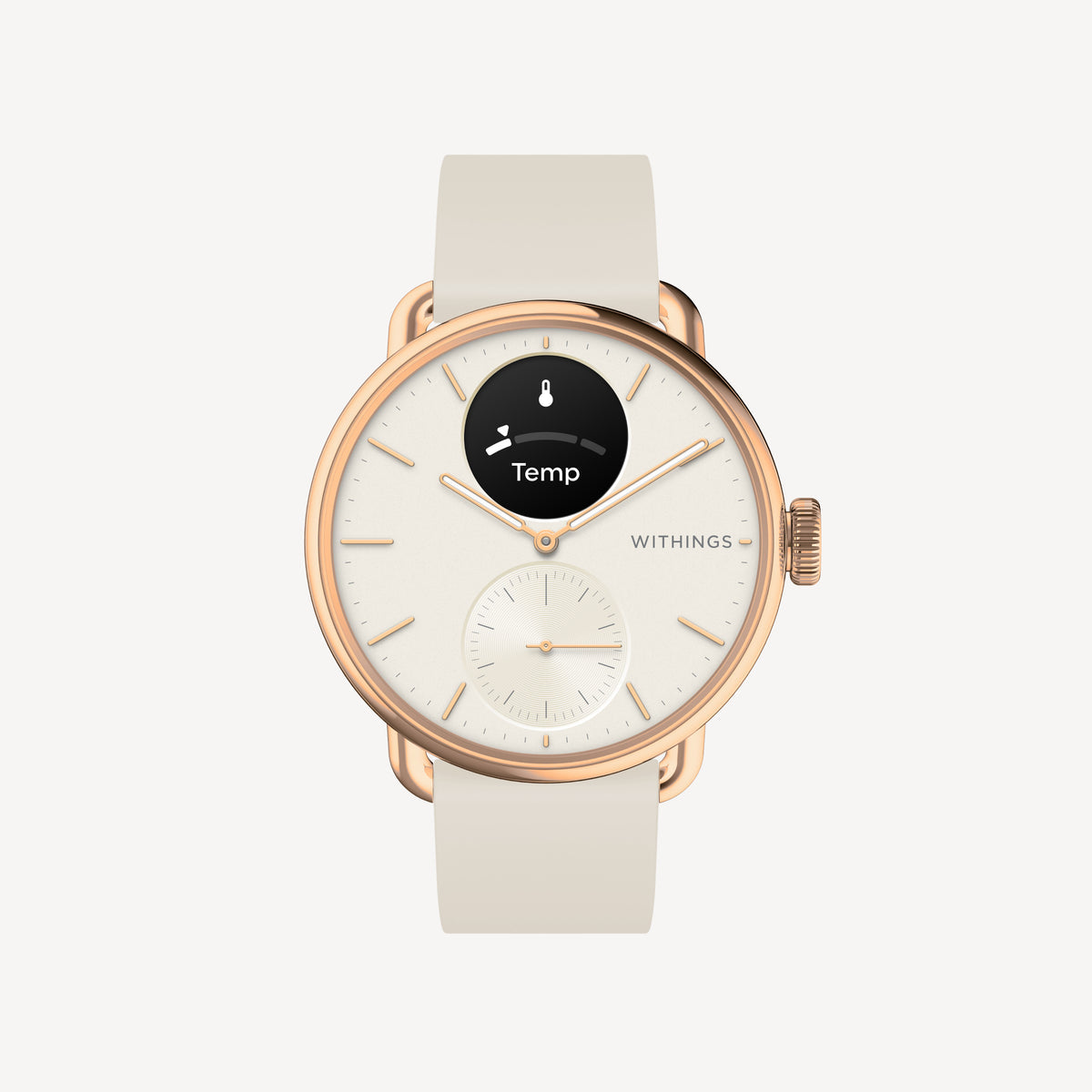 Bracelet Sport Premium Fluoroélastomère Bleu & Or Rose
