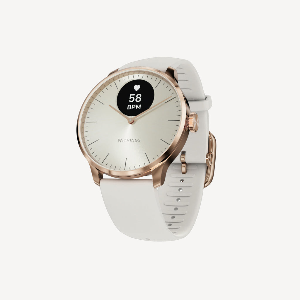 ScanWatch Light 37mm Blanche & Rose Gold