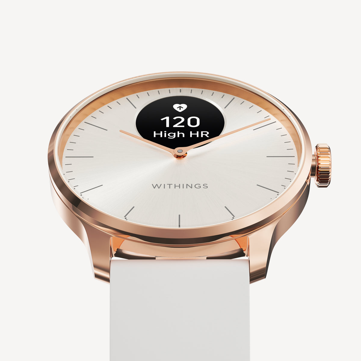 ScanWatch Light 37mm Blanche & Rose Gold