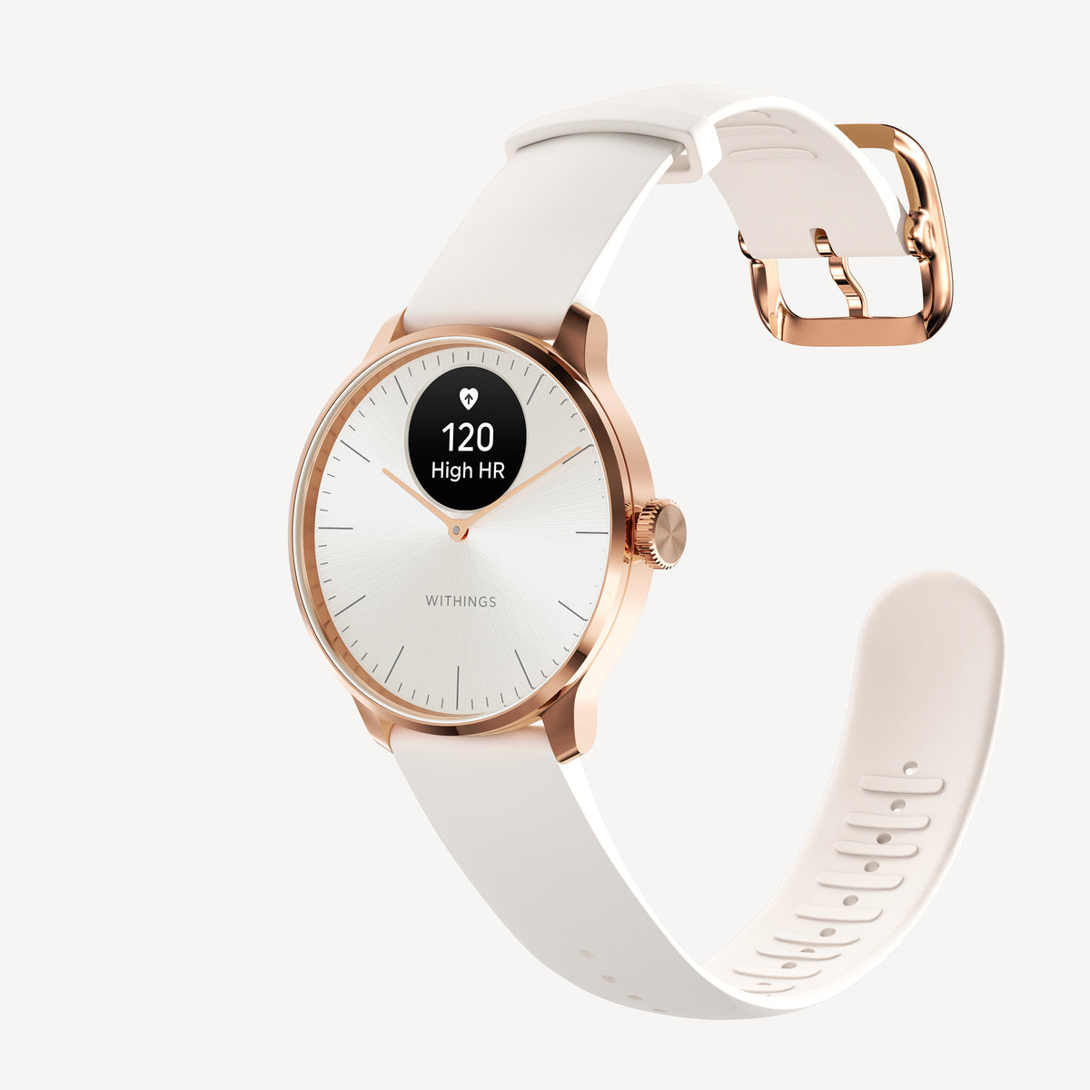 ScanWatch Light 37mm Blanche & Rose Gold