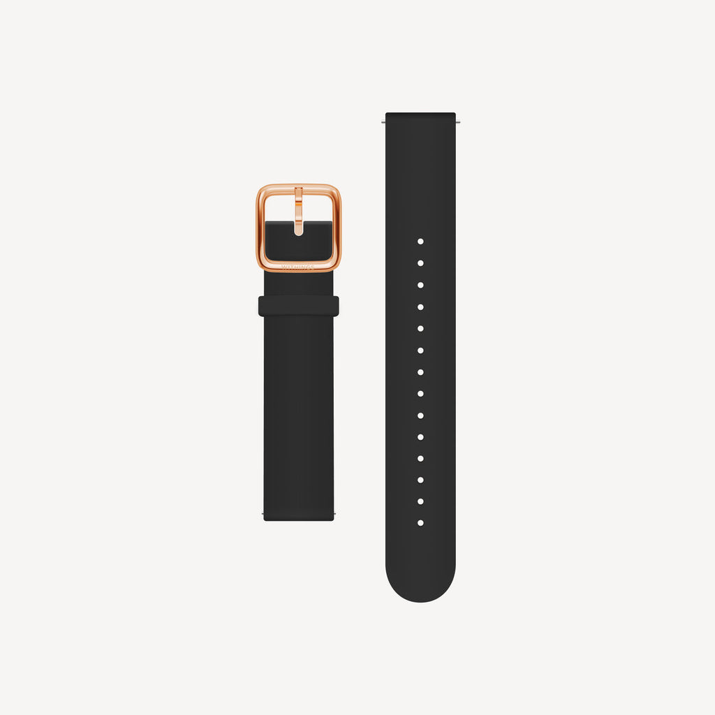 Bracelet Sport Premium en Fluoroélastomère Noir