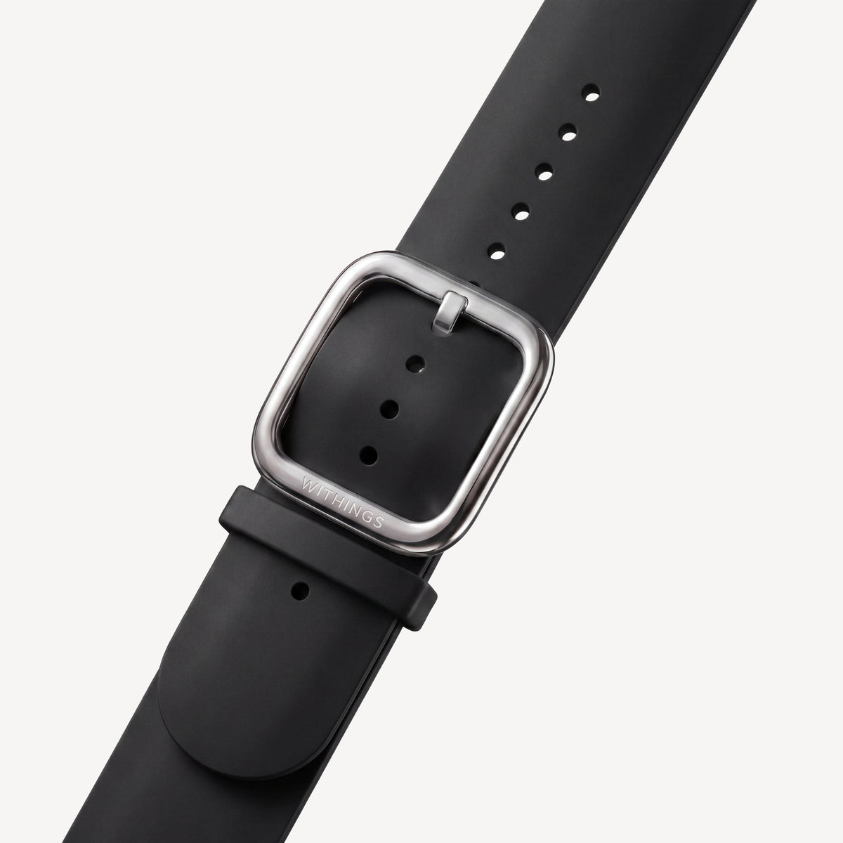 Bracelet Sport Premium en Fluoroélastomère Noir