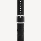 Bracelet sport premium en fluoroélastomère bleu nuit & argent