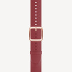 Bracelet sport premium en fluoroélastomère bordeaux
