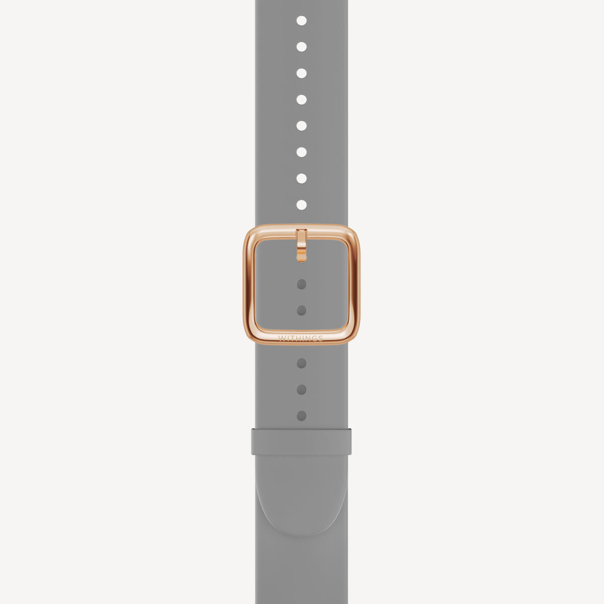 Bracelet Sport Premium en Fluoroélastomère Gris