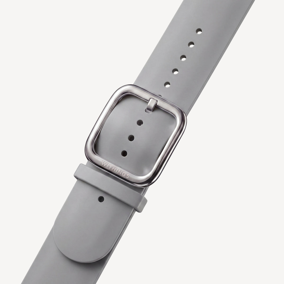 Bracelet Sport Premium en Fluoroélastomère Gris