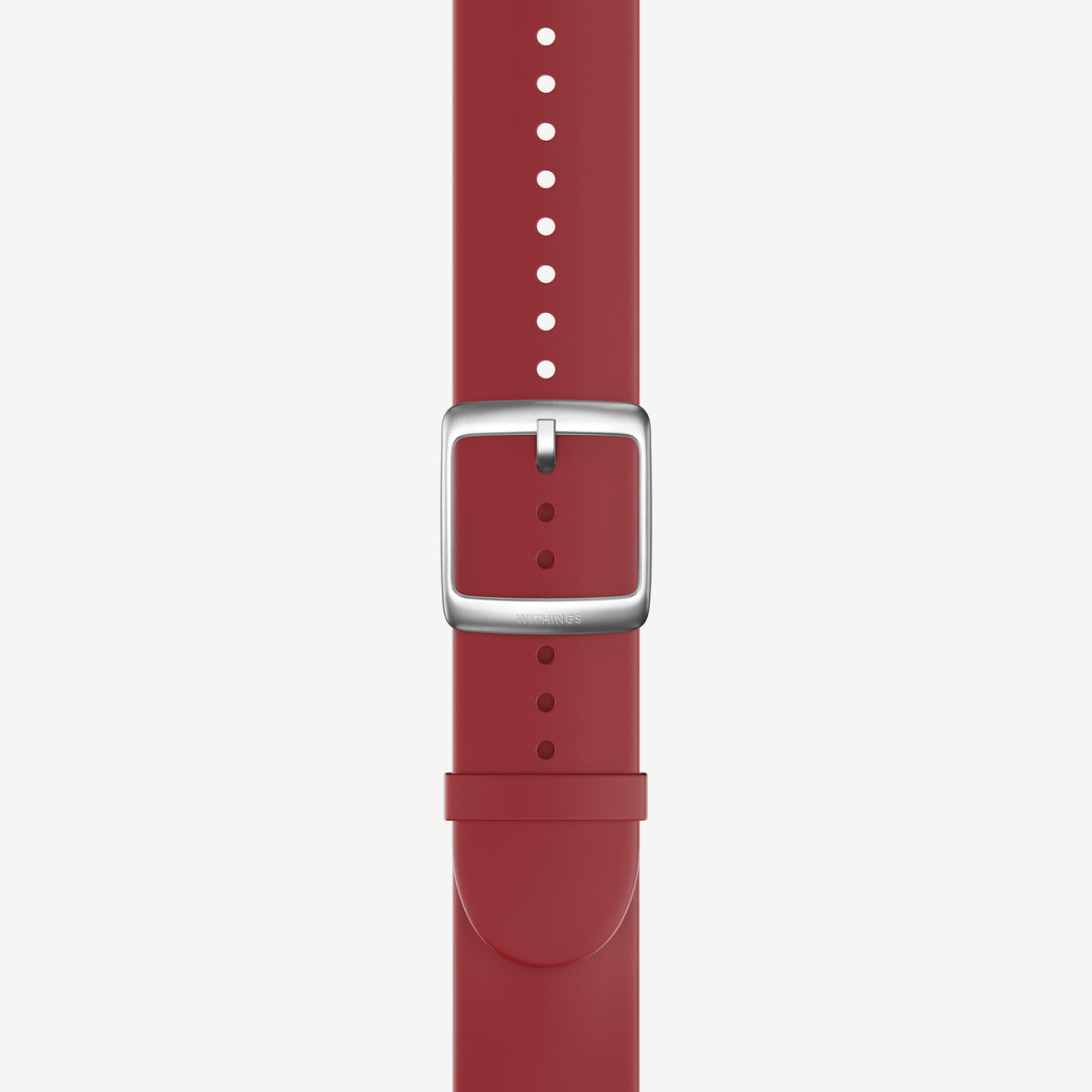 Bracelet sport premium en fluoroélastomère bordeaux