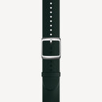 Bracelet Sport Premium Fluoroélastomère Vert & Argent